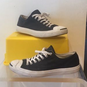 Jack Purcell Leather Low Top - Navy 11.5